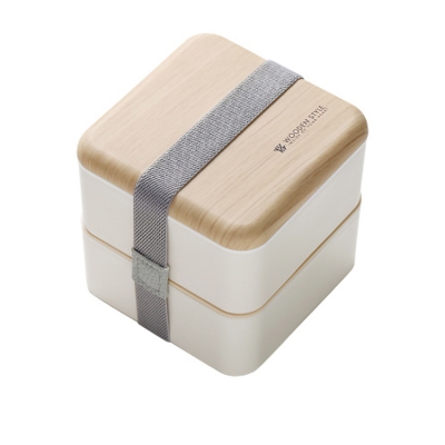 便攜簡約木紋餐盒BW21060802